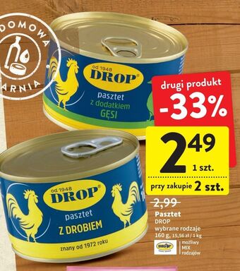Intermarche Pasztet z gęsi drop oferta