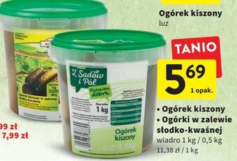 Intermarche Ogórki kiszone z sadów i pól oferta