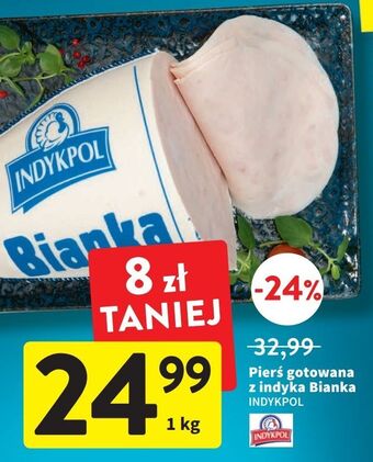 Intermarche Pierś z indyka gotowana bianka indykpol oferta