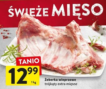 Intermarche Żeberka wieprzowe trójkąty extra mięsne oferta