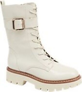 Deichmann Białe kozaki damskie catwalk oferta