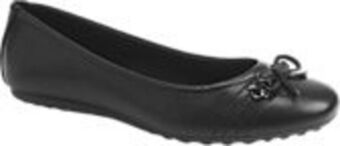 Deichmann Czarne baleriny damskie graceland z kokardką oferta