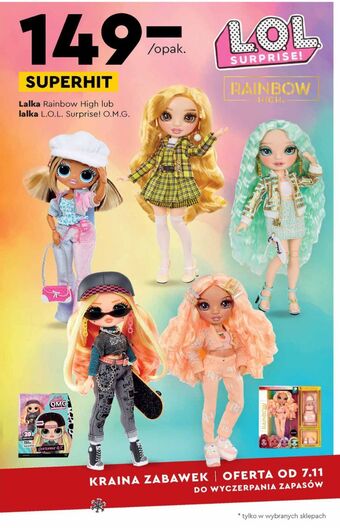 Biedronka Lalka omg lol surprises oferta