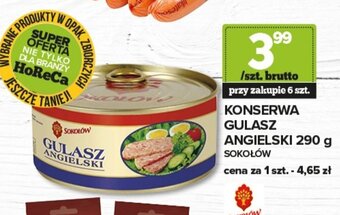 Topaz Konserwa Gulasz angielski 290g oferta