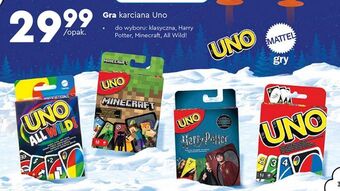 Biedronka Gra uno minecraft mattel oferta