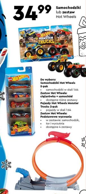 Biedronka Ciężarówka + samochód hot wheels oferta