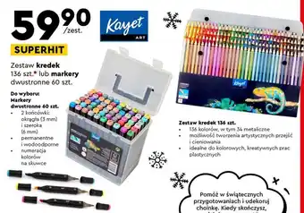 Biedronka Zestaw kredek kayet oferta