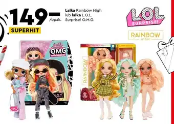 Biedronka Lalka sheryl meyer rainbow high surprise oferta