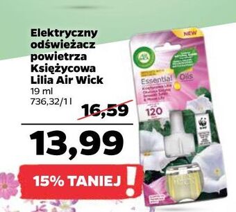Netto Urządzenie + wkład księżycowa lilia otulona satyną air wick electric essential oils oferta