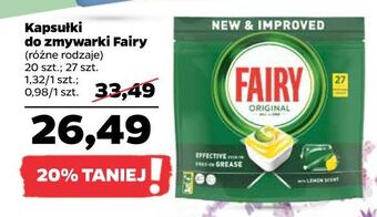 Netto Tabletki do zmywarek lemon fairy platinum oferta