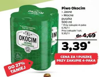Netto Piwo okocim jasne okocimskie oferta