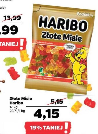 Netto Żelki haribo złote misie oferta