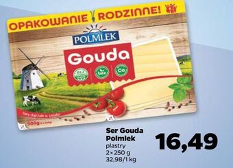 Netto Ser żółty gouda plastry polmlek oferta