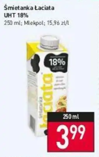 Stokrotka Mlekpol Śmietanka łaciata UHT 18% 250 ml oferta