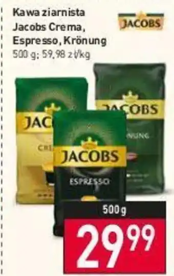 Stokrotka Jacobs Kawa ziarnista Crema, Espresso, Kronung 500 g oferta