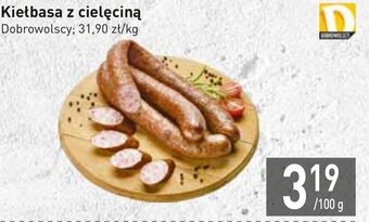 Stokrotka Market Dobrowolscy Kiełbasa z cielęciną 100 g oferta
