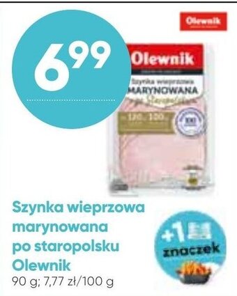 Stokrotka Market Olewnik Szynka wieprzowa marynowana po staropolsku 90 g oferta