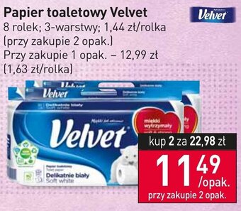 Stokrotka Market Velvet Papier toaletowy 8 rolek oferta