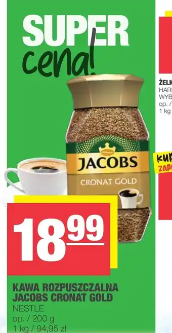 Spar Kawa rozpuszczalna Jacobs Cronat Gold 200g oferta