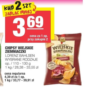 Spar Chipsy Wiejskie Ziemniaczki 110-130g oferta