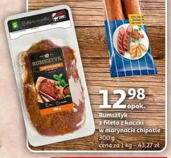 Auchan Rumsztyk z fileta z kaczki w marynacie 300g oferta
