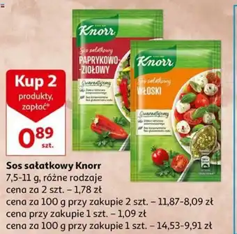 Auchan Sos sałatkowy Knorr 7,5-11g oferta