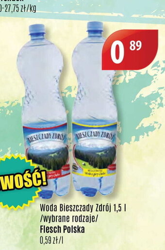 API MARKET Woda Bieszczady Zdrój 1,5l oferta