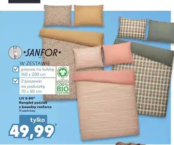Kaufland Kopmlet pościeli z bawełny renforce oferta