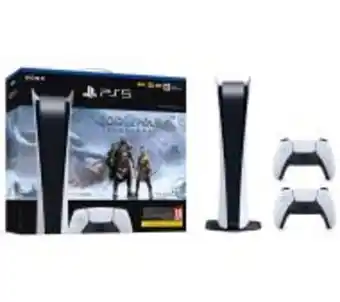 RTV EURO AGD Sony playstation 5 digital edition (ps5) + god of war ragnarok + dodatkowy pad (biały) oferta