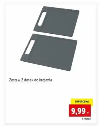 Lidl Zestaw 2 desek do krojenia oferta