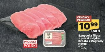Sznycel z fileta z piersi indyka Prosto z Zagrody Netto