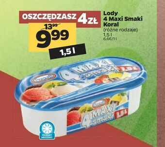 Lody 4 Maxi Smaki Koral