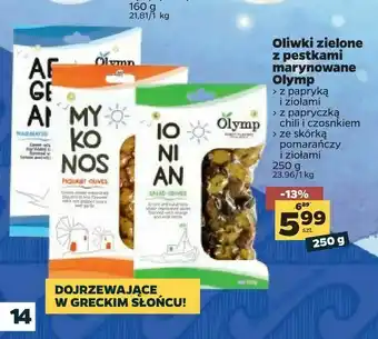 Netto Oliwki zielone z pestkami marynowane Olymp oferta