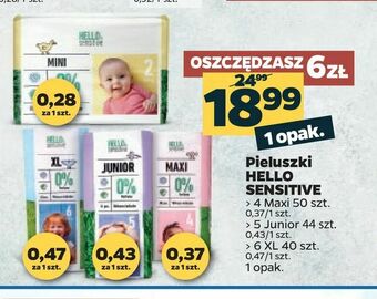 Netto Pieluszki HELLO SENSITIVE oferta