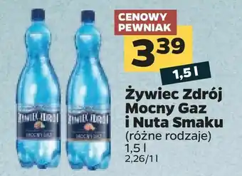 Netto Żywiec Zdrój Mocny Gaz i Nuta Smaku oferta