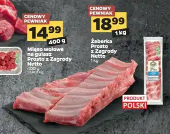 Netto Żeberka Prosto z Zagrody Netto oferta
