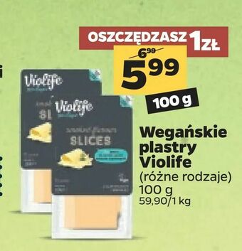 Netto Wegańskie plastry Violife oferta