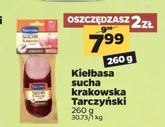 Netto Kiełbasa sucha krakowska Tarczyński oferta