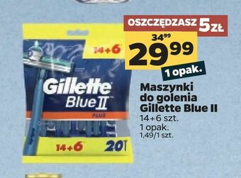 Netto Maszynki do golenia Gillette Blue II oferta