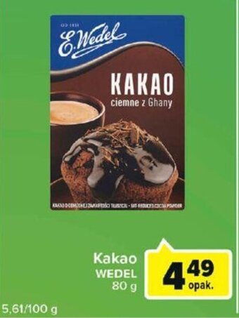 Carrefour Wedel Kakao 80 g oferta