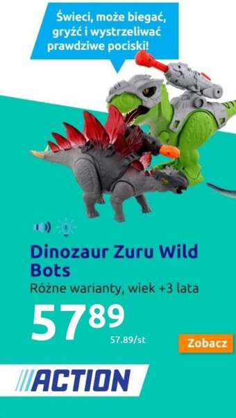 Action dinozaur zuru wild bots oferta