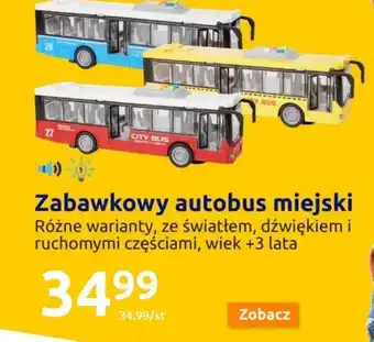 Action zabawkowy autobus miejski oferta