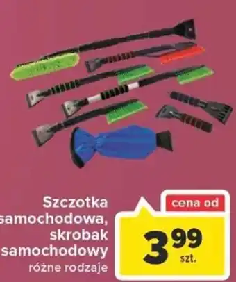 Carrefour Szcotka samochodowa, skrobak samochodowy różne rodzaje oferta