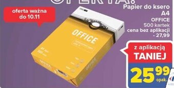 Carrefour Papier do ksero A4 OFFICE oferta