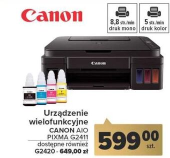 Carrefour Urządzenie wielofunkcyjne pixma g2411 canon oferta