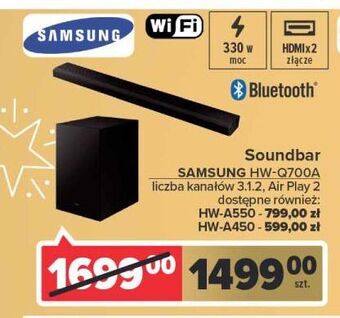 Carrefour Soundbar hw-a450 samsung oferta