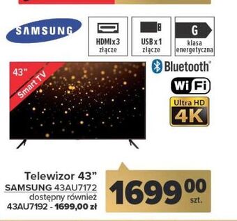 Carrefour Telewizor 43'' 43au7192 samsung oferta