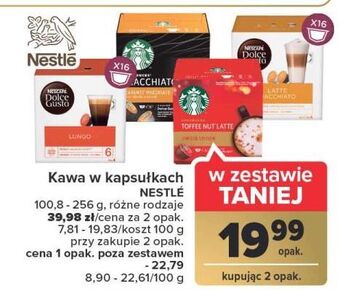 Carrefour Kawa karmelowa starbucks toffe nut latte oferta