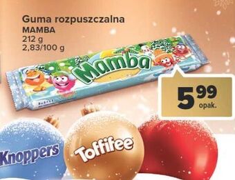 Carrefour Guma rozpuszczalna edycja zimowa mamba oferta