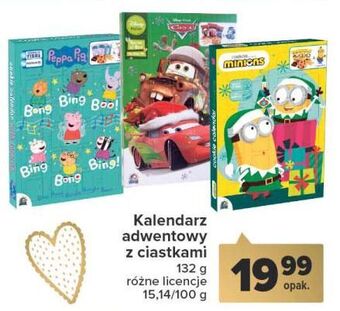 Carrefour Kalendarz adwentowy minionki oferta